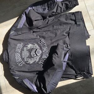Men's Black and Gray Harley-Davidson Motorcycle Jacket XL